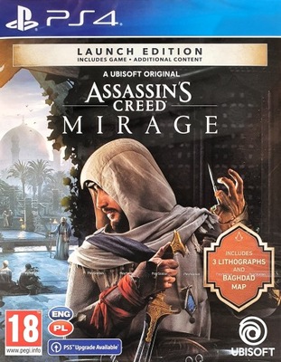 ASSASSIN'S CREED MIRAGE LAUNCH EDITION PL PLAYSTATION 4 PS5 NOWA MULTIGAMES