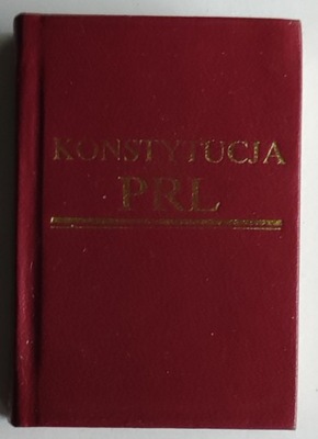 Konstytucja PRL miniatura NOWA