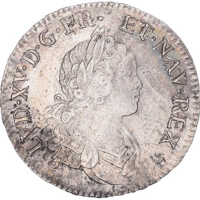 Moneta, Francja, Louis XV, 1/2 Ecu de France-Navar