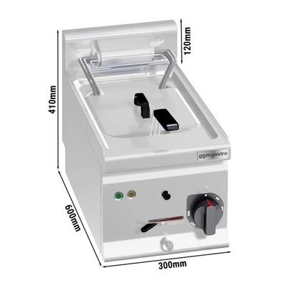 Elektryczna frytkownica - 10L (6 kW)