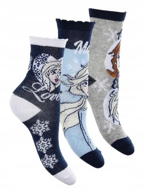 Skarpety skarpetki 3-pack FROZEN 23/26