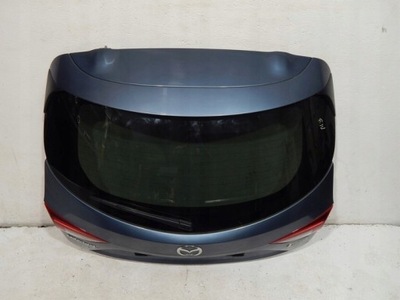 Крышка багажника задняя mazda 3 bm 13-21 хэтчбек крышка багажника цвет 42b фото №1