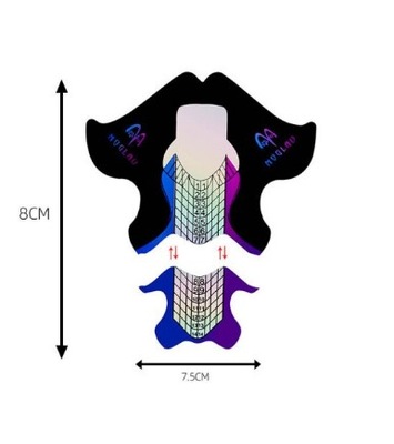 Szablony do przedłużania paznokci 100 szt WZÓR 5