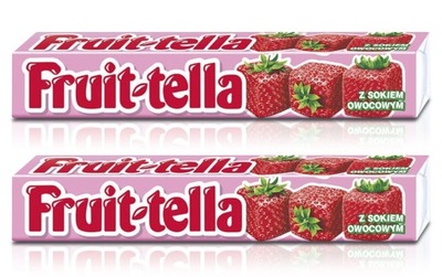 Fruittella cukierki do żucia Truskawka 41g 2 szt.