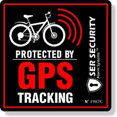 Naklejka GPS TRACKING - POJAZD MONITOROWANY