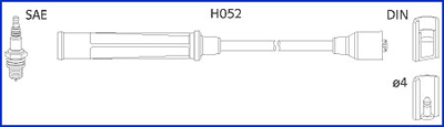 Провода зажигания hitachi 134576 фото №1