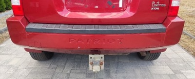 Бампер задняя jeep patriot цвет красный гарантия фото №1