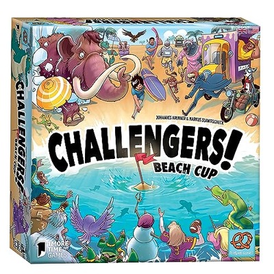 Z-Man Games | Challengers! Beach Cup | Board Game | Ages 8+ | 1-8 Players |