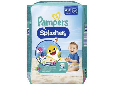 Pieluchomajtki PAMPERS Splashers Baby Shark 3