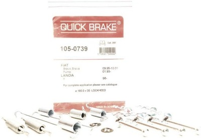 QUICK BRAKE JUEGO DE MONTAJE FIAT BRAVO BRAVA  