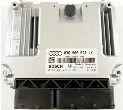 КОМПЬЮТЕР ECU SEAT BXE 03G906021LK 0281013279 IMMO OFF