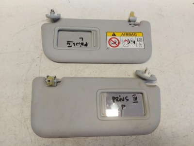 TOYOTA PRIUS IV Blende Abdeckung przeciwsloneczna links rechts