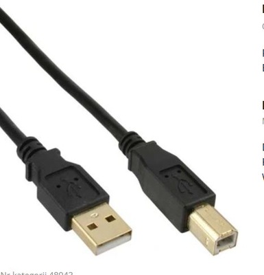 S1078 Kabel InLine USB 2.0 A-B 10m