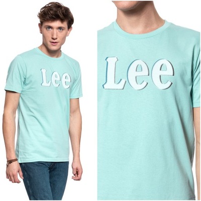 Męska koszulka t-shirt Lee DISTORTED LOGO M
