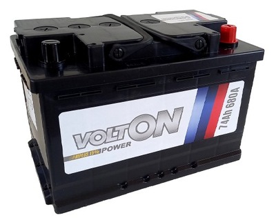 BATTERY VOLTON 74AH 680 A  