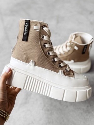BUTY DAMSKIE OLAVOGA DAZZLE BEŻOWE [Rozmiar 40]