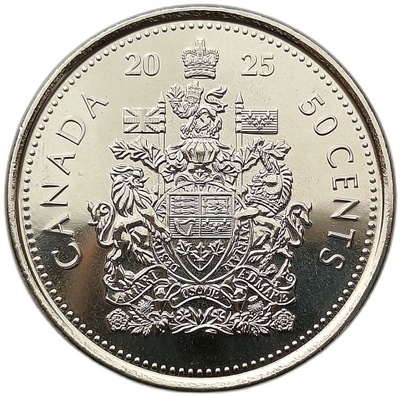 KANADA 50 CENTS 2025 CHARLES III MENNICZA