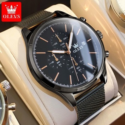 OLEVS Chronograph Men's Watches Fashion 42mm Dial