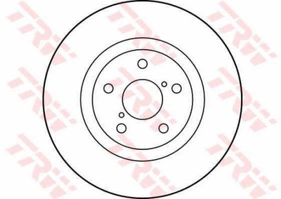 DISKAI STABDŽIŲ PRIEK. TRW DF1437 