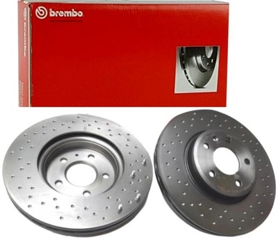 2 X BREMBO 09.A820.1X DISCOS DE FRENADO AUDI A4 A5  