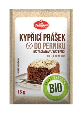 Proszek do pieczenia z przyprawą do piernika Bezglutenowy BIO 18g Amylon