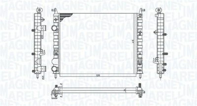 RADUADOR SISTEMA DE REFRIGERACIÓN DEL MOTOR 350213196400  