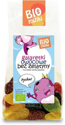 GALARETKI OWOCOWE BEZ ŻELATYNY BIO 100 g - BIOMINK