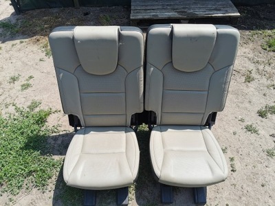 Kia carens iv сидіння задня правий заднє сидіння 3 ряд шкіра beż фото №1