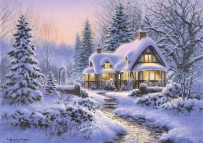 Zimowy kocyk Willbie Cottage