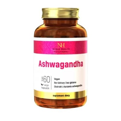 NOBLE HEALTH Ashwagandha, 60 kaps.