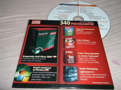 PC WORLD KOMPUTER 12/2008 (80 ) CD-ROM -340program