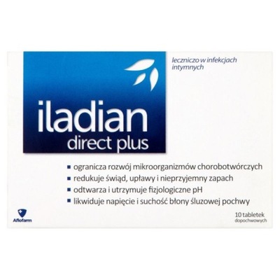 Iladian Direct Plus 10 tabl. dopoch. z apteki