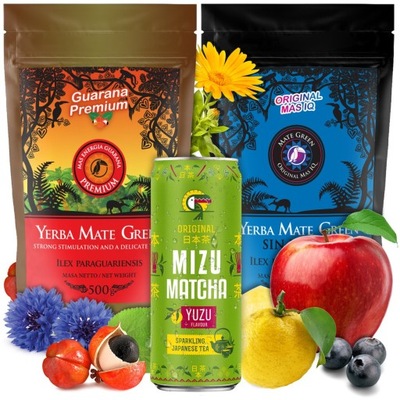 Yerba Mate Green Mas IQ Guarana Energia 1kg GRATIS