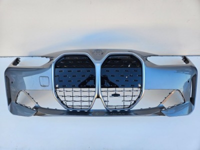 Bmw i4 4 g26 бампер перед передній решітка радіатора фото №1