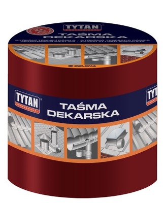 Taśma dekarska bitum Tytan 20cm*10mb Czerwony