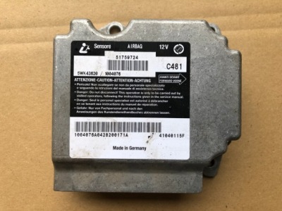 Датчик модуль abs fiat multipla ii 04-10 1.6 lift фото №1