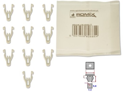 Hyundai getz 02-09 кліпса штифт панелі кабіни 10x фото №1