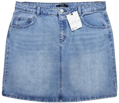 Spódniczka jeansowa damska GEORGE niebieska mini rozm 16 EUR 44 NOWA