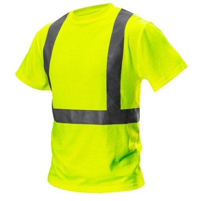 NEO T-shirt ostrzegawczy, żółty, rozmiar L