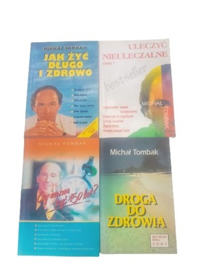 Michał Tombak Droga do zdrowia zestaw 4 książek