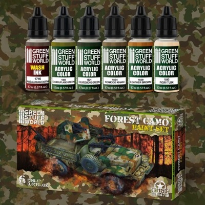 GSW 10273 PAINT SET- FOREST CAMO [PAINT SET]