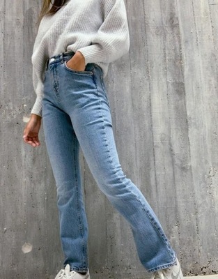 SPODNIE JEANS DZWONY 7Q7 XXH__XXXS