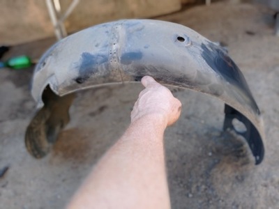 Підкрилок лівий задня kia rio iii 11- 86824-1w010 фото №1