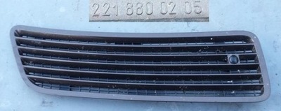 GROTELĖS ĮLEIDIMO VARIKLIŲ DANGČIAI KAIRĖ MERCEDES S W221 2218800205 