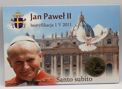 2 zł - Papież Jan Paweł II - 1920-2005 - BLISTER