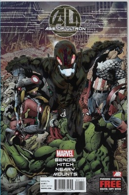 Marvel Age of Ultron Komiks 1-10/2013 j.ang Avengers