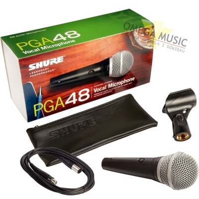 Mikrofon Shure PGA48 - mikrofon wokalowy