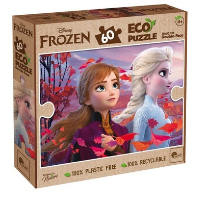 Puzzle dwustronne 60 Eko Disney Frozen Kraina Lodu - Lisciani