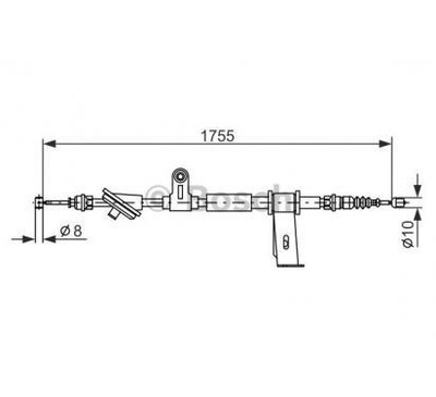 BOSCH CABLE BRAKES 1 987 477 111  