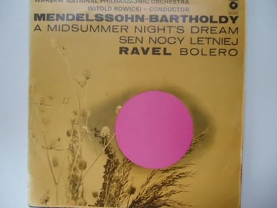 Mendelssohn- Bartholdy a Midsummer Night's Dream S